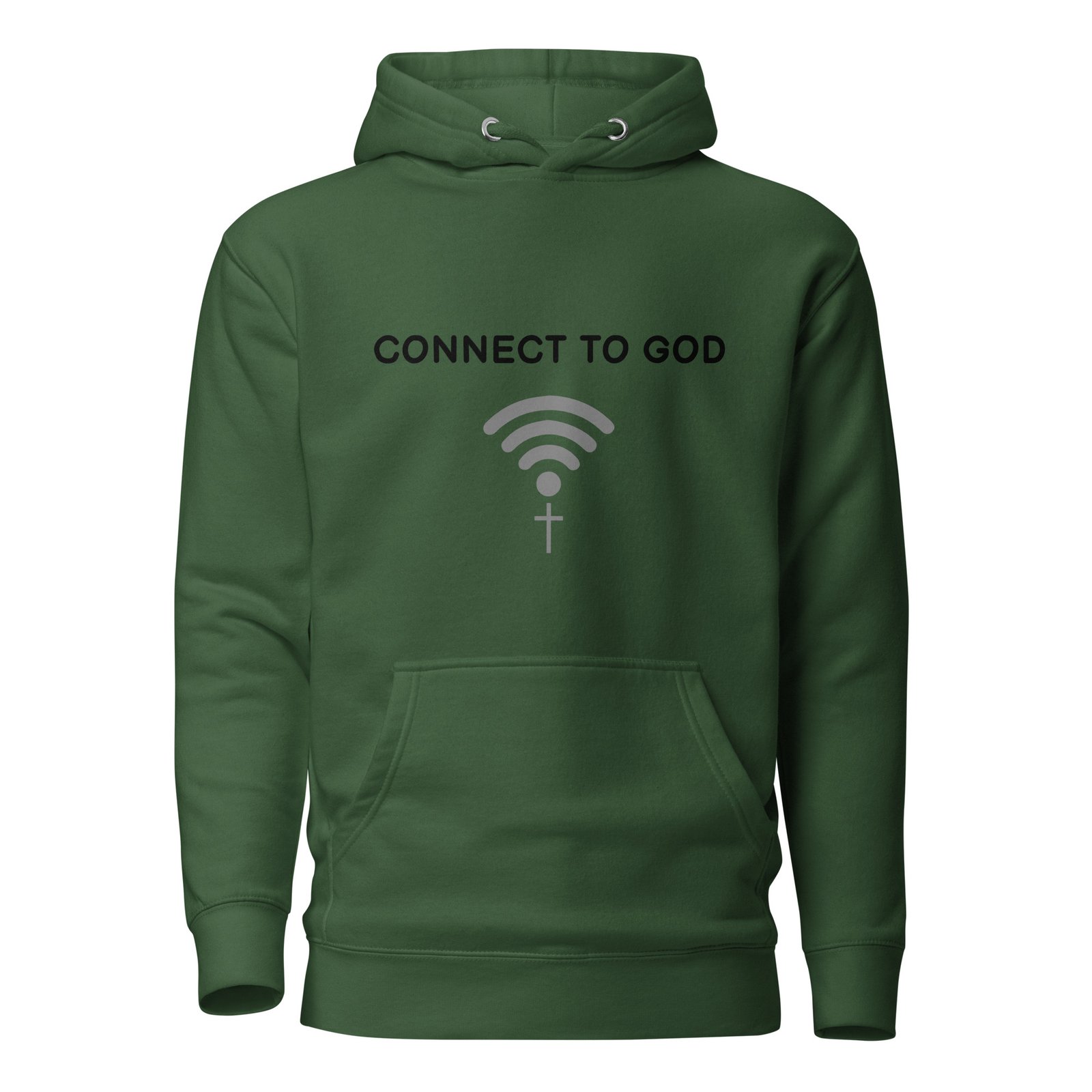 Connect to God · Džemperis su gobtuvu - Image 10