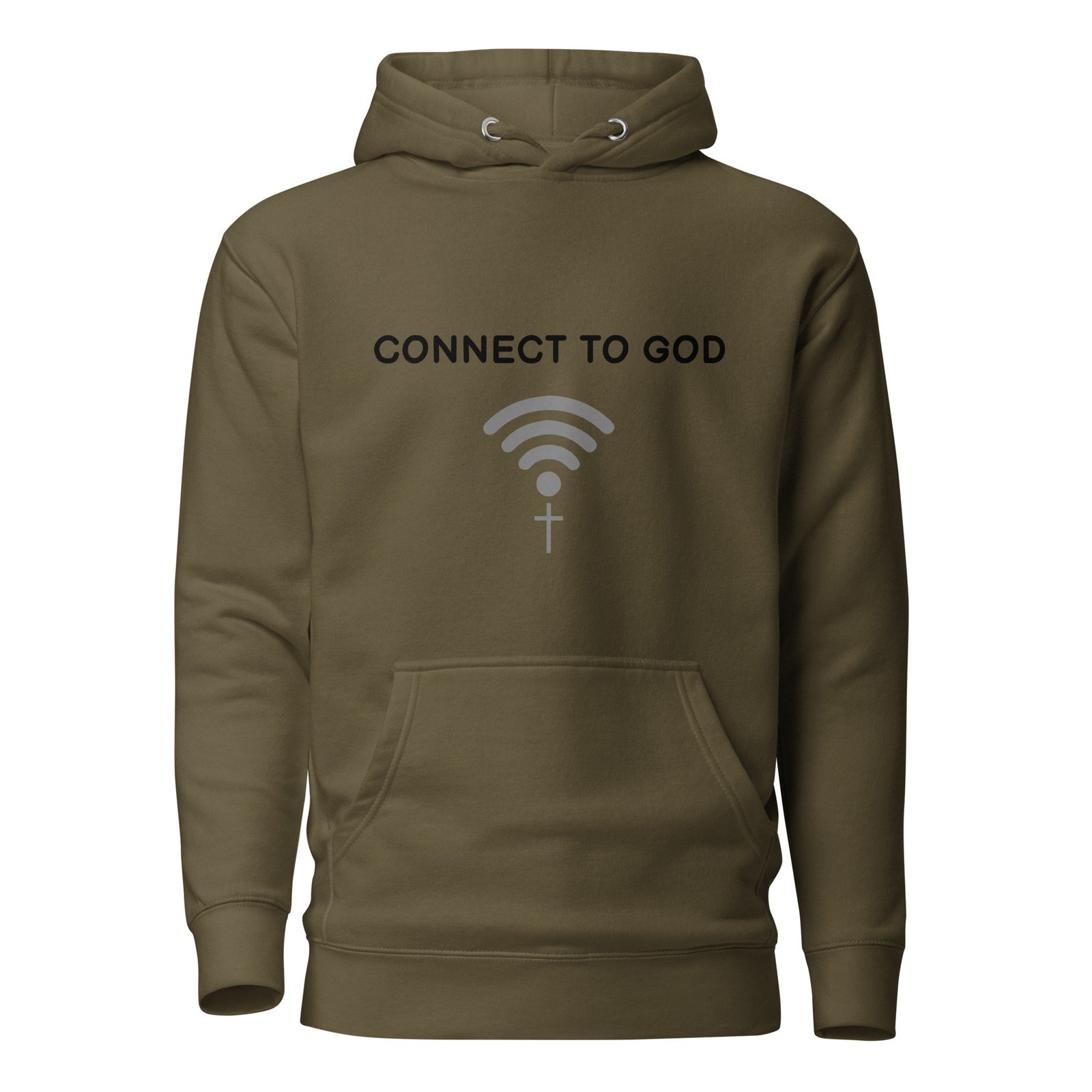Connect to God · Džemperis su gobtuvu - Image 4