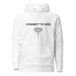 Connect to God · Džemperis su gobtuvu
