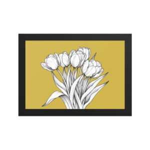 TULPĖS · rėmintas paveikslas