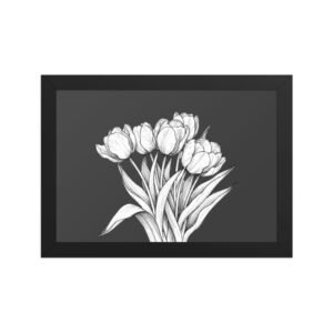 TULPĖS · rėmintas paveikslas