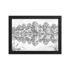 ATSPINDYS · rėmintas paveikslas