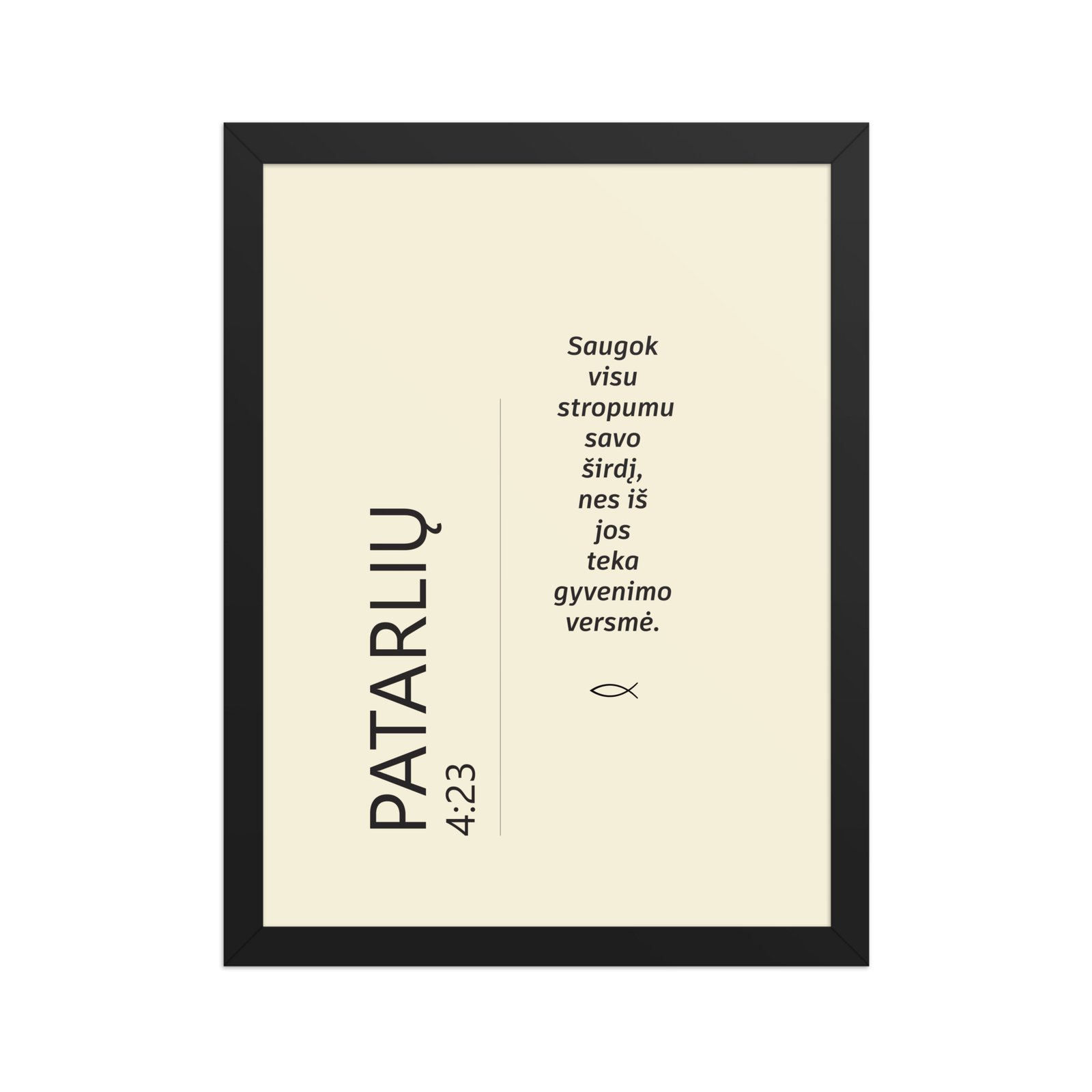 Biblijos citata · rėmintas paveikslas - Image 4