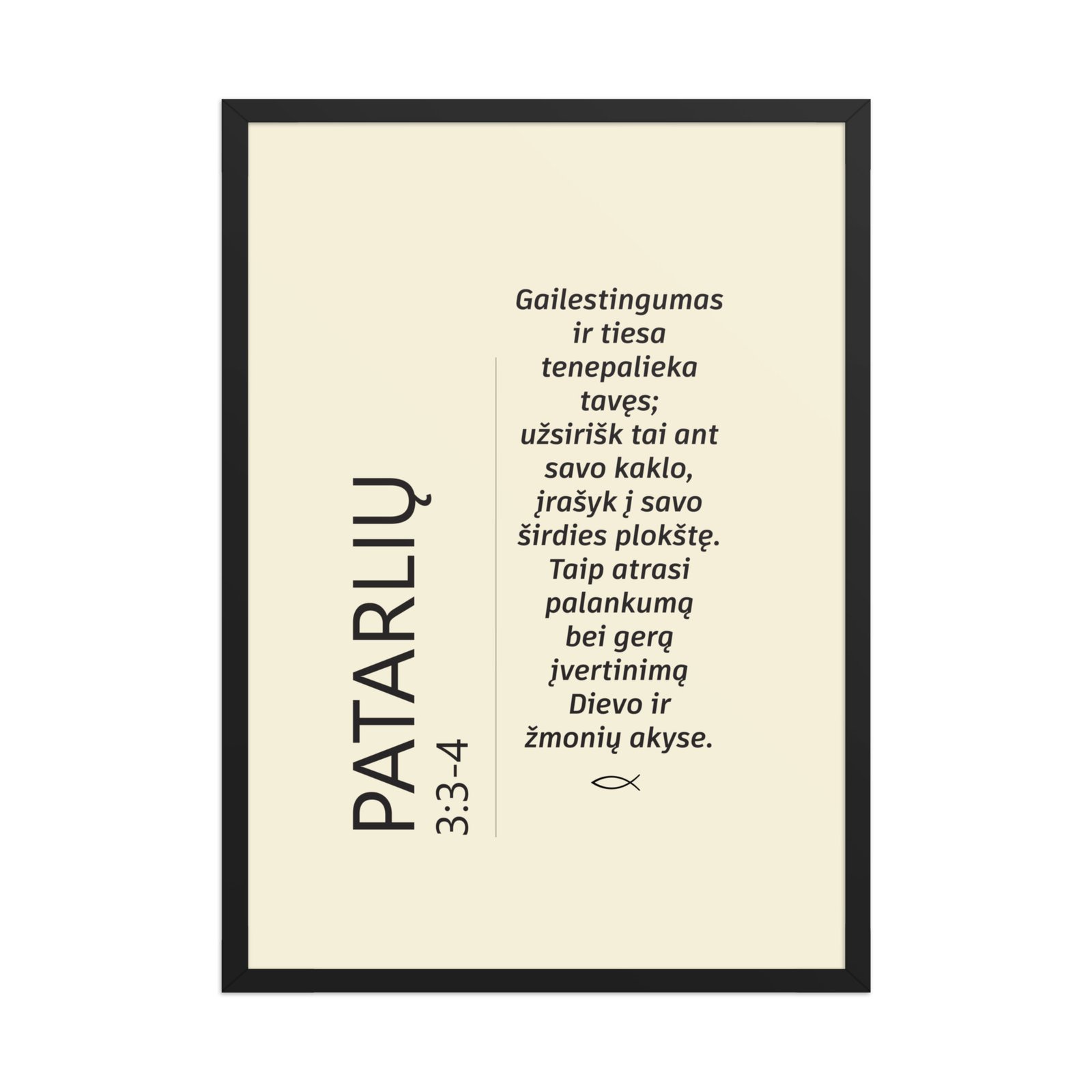 Biblijos citata · rėmintas paveikslas - Image 7