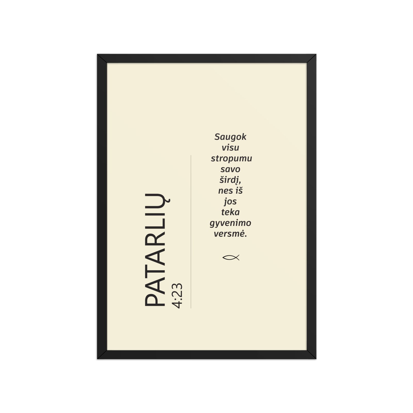 Biblijos citata · rėmintas paveikslas - Image 10
