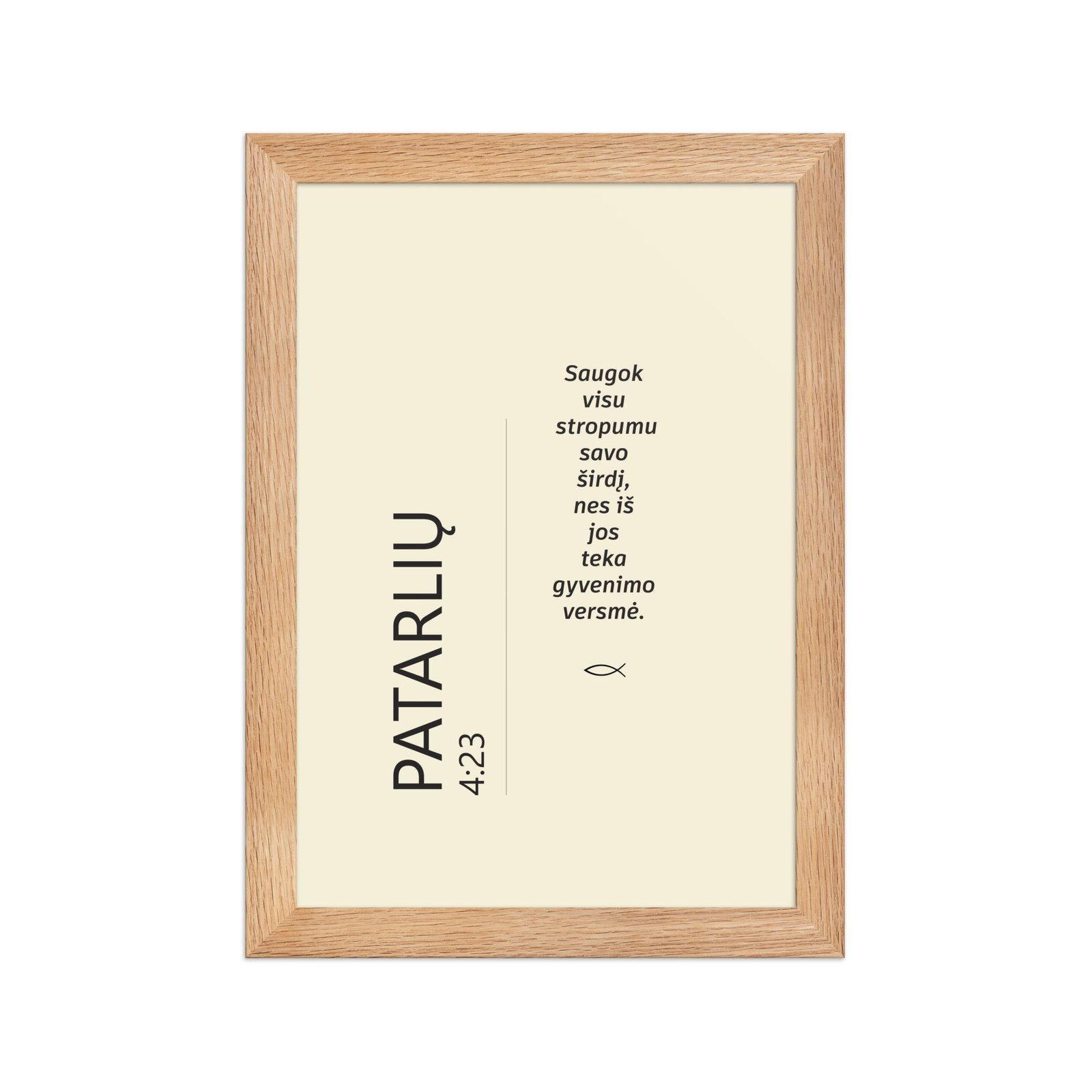 Biblijos citata · rėmintas paveikslas - Image 2