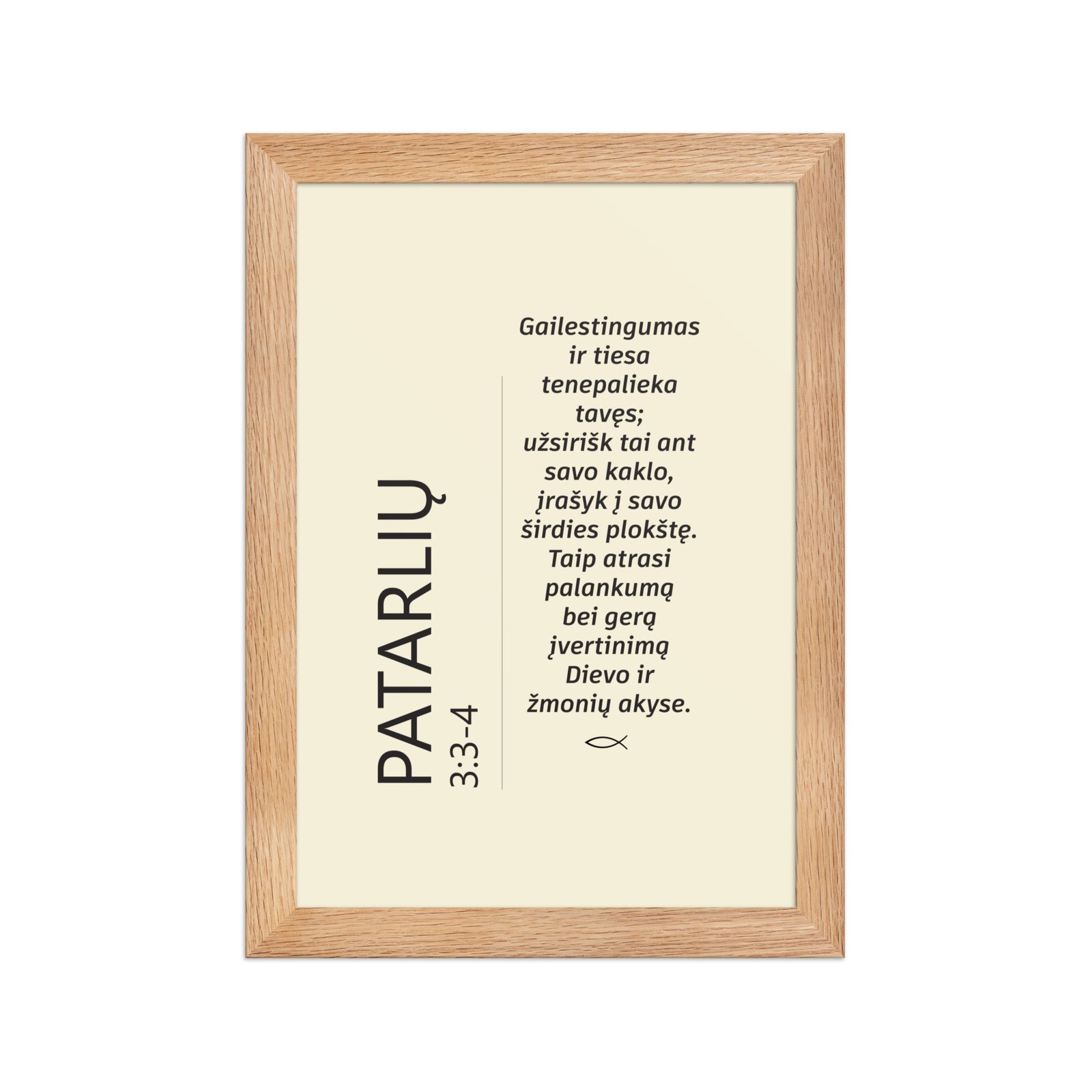 Biblijos citata · rėmintas paveikslas - Image 2