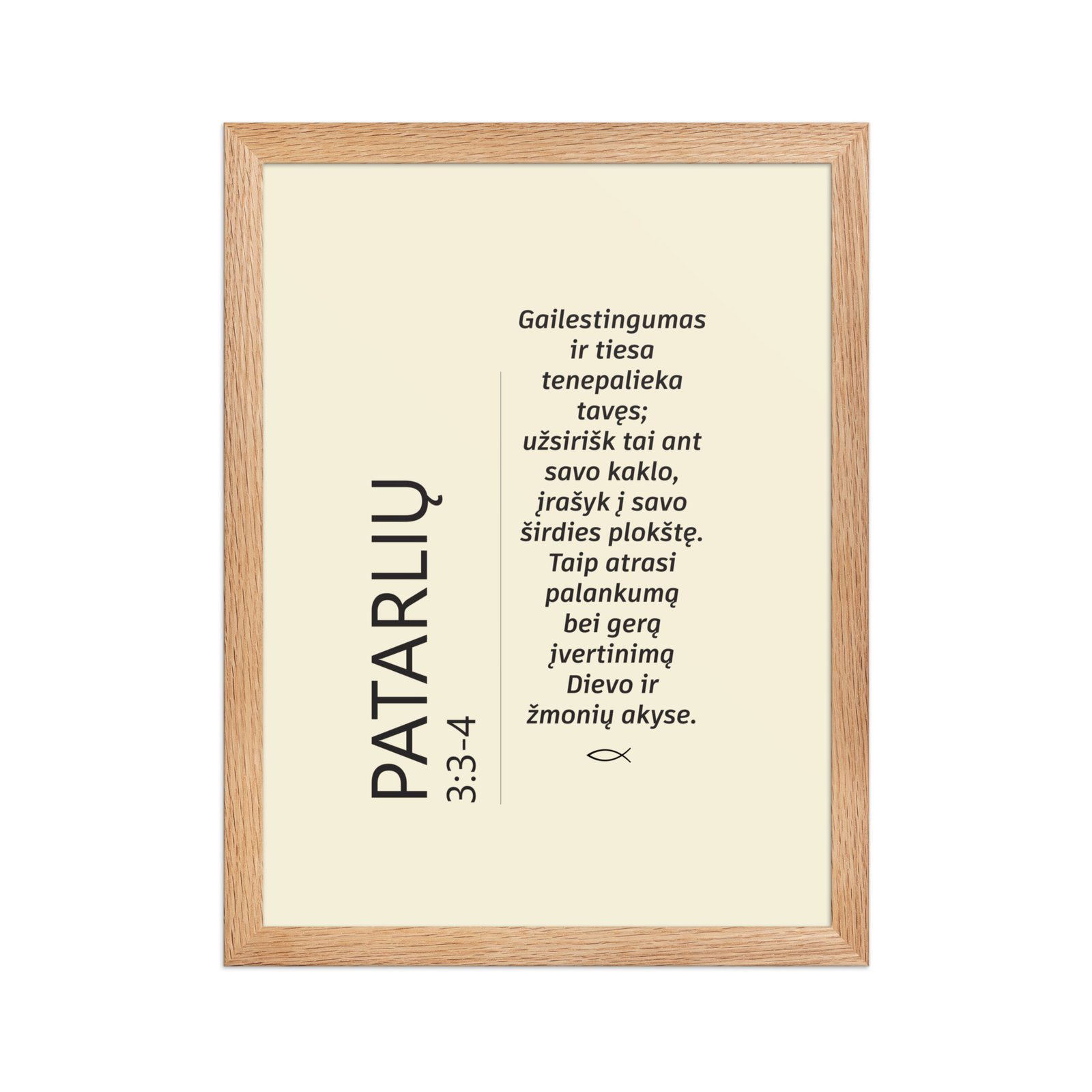 Biblijos citata · rėmintas paveikslas - Image 5