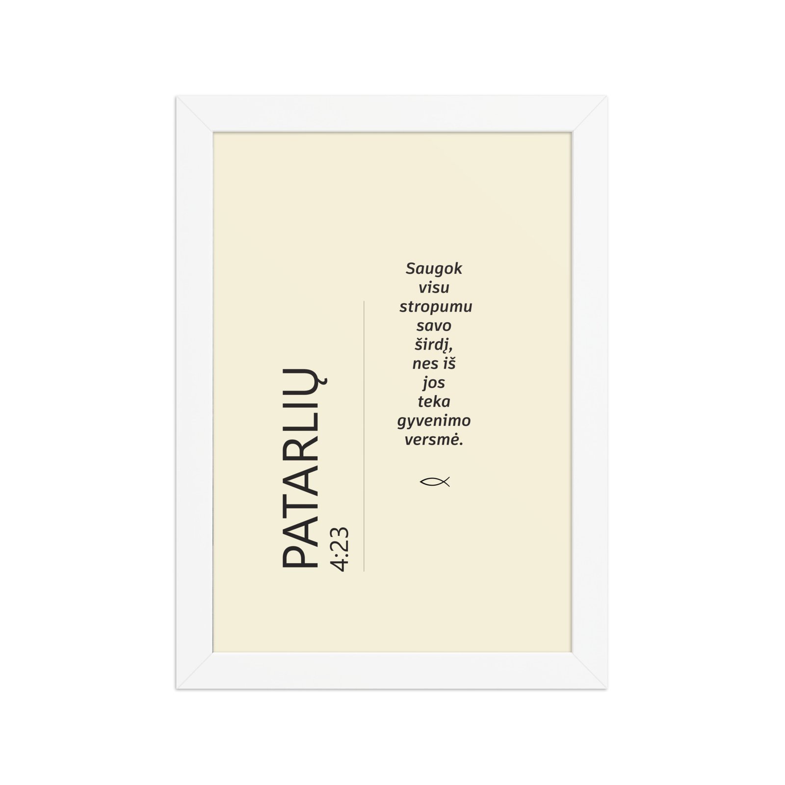 Biblijos citata · rėmintas paveikslas - Image 3