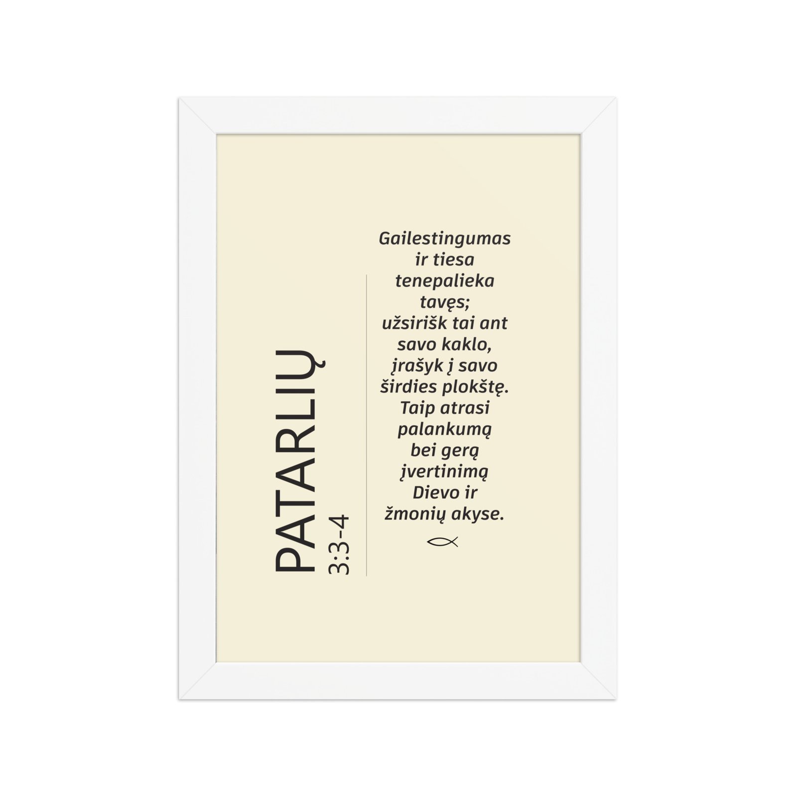 Biblijos citata · rėmintas paveikslas - Image 3