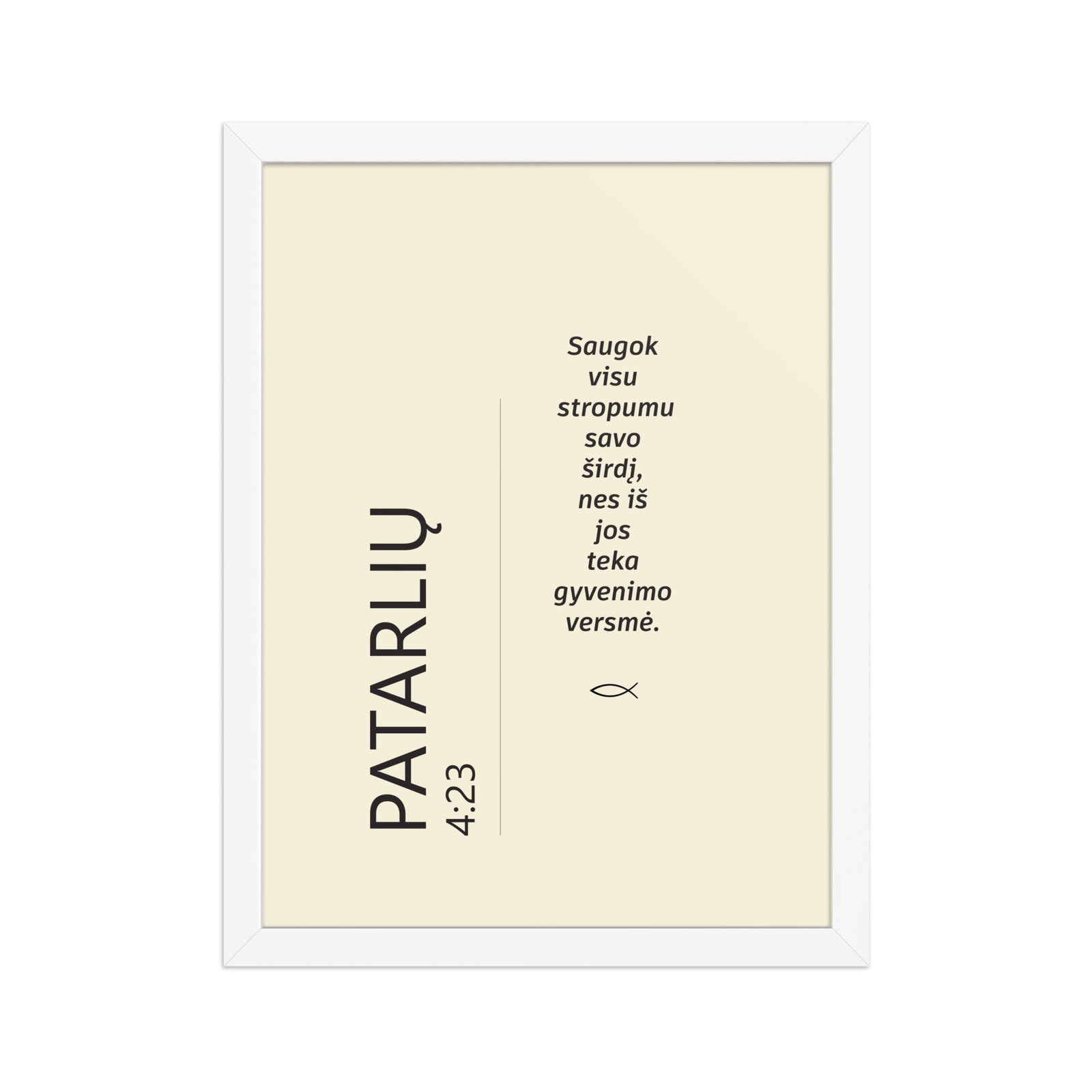 Biblijos citata · rėmintas paveikslas - Image 6