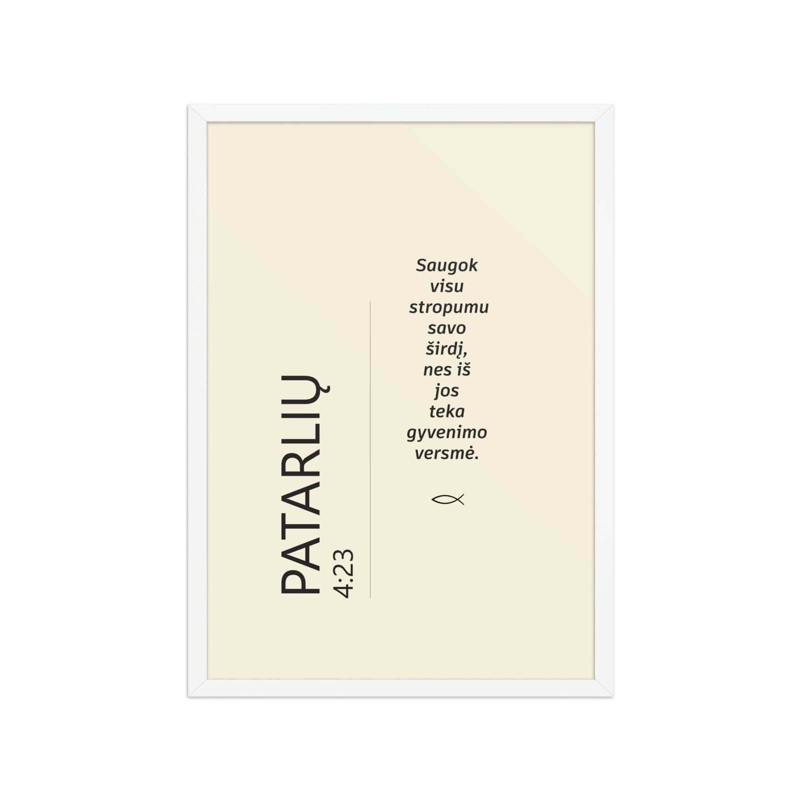 Biblijos citata · rėmintas paveikslas - Image 12