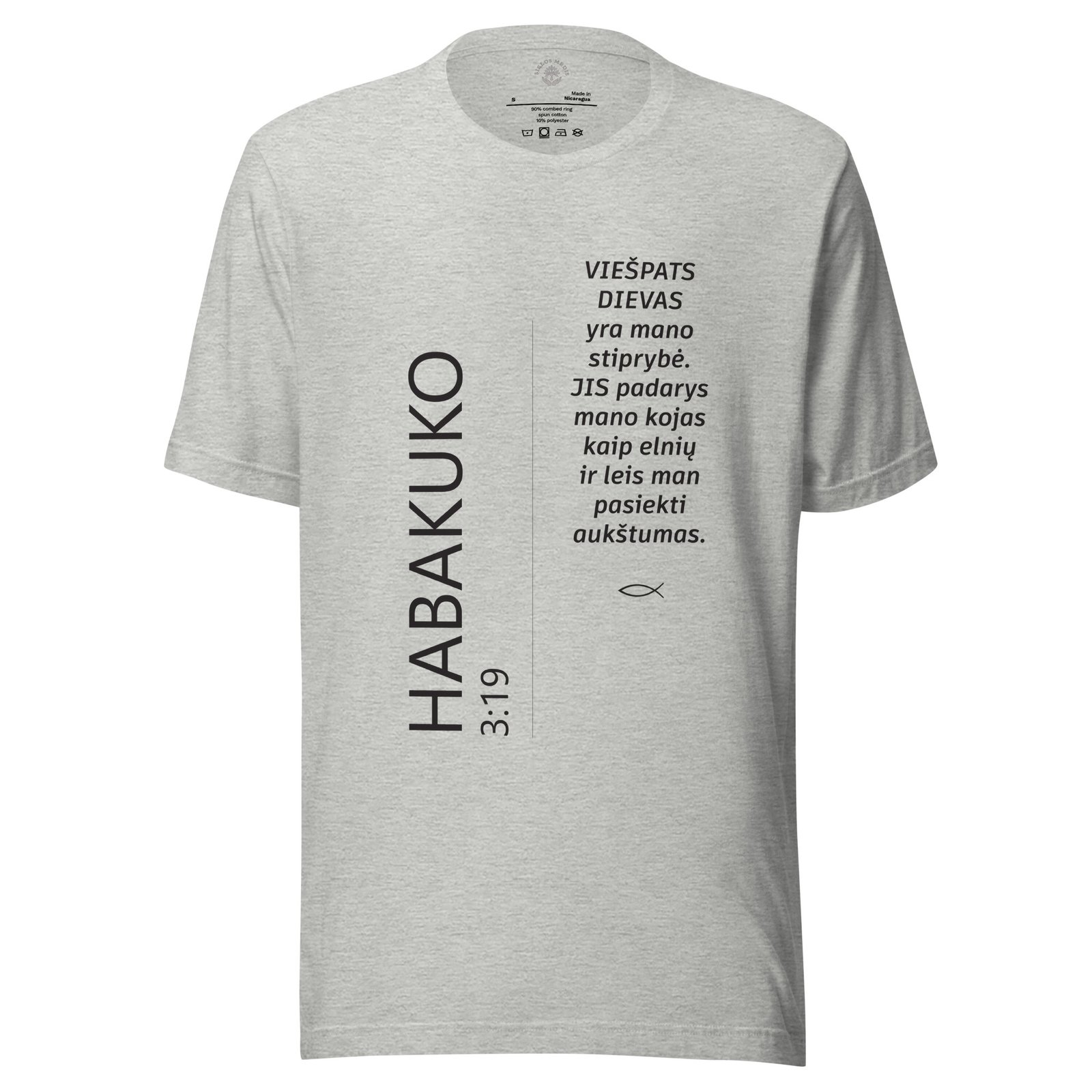 Biblijos citata · Unisex marškinėliai - Image 3