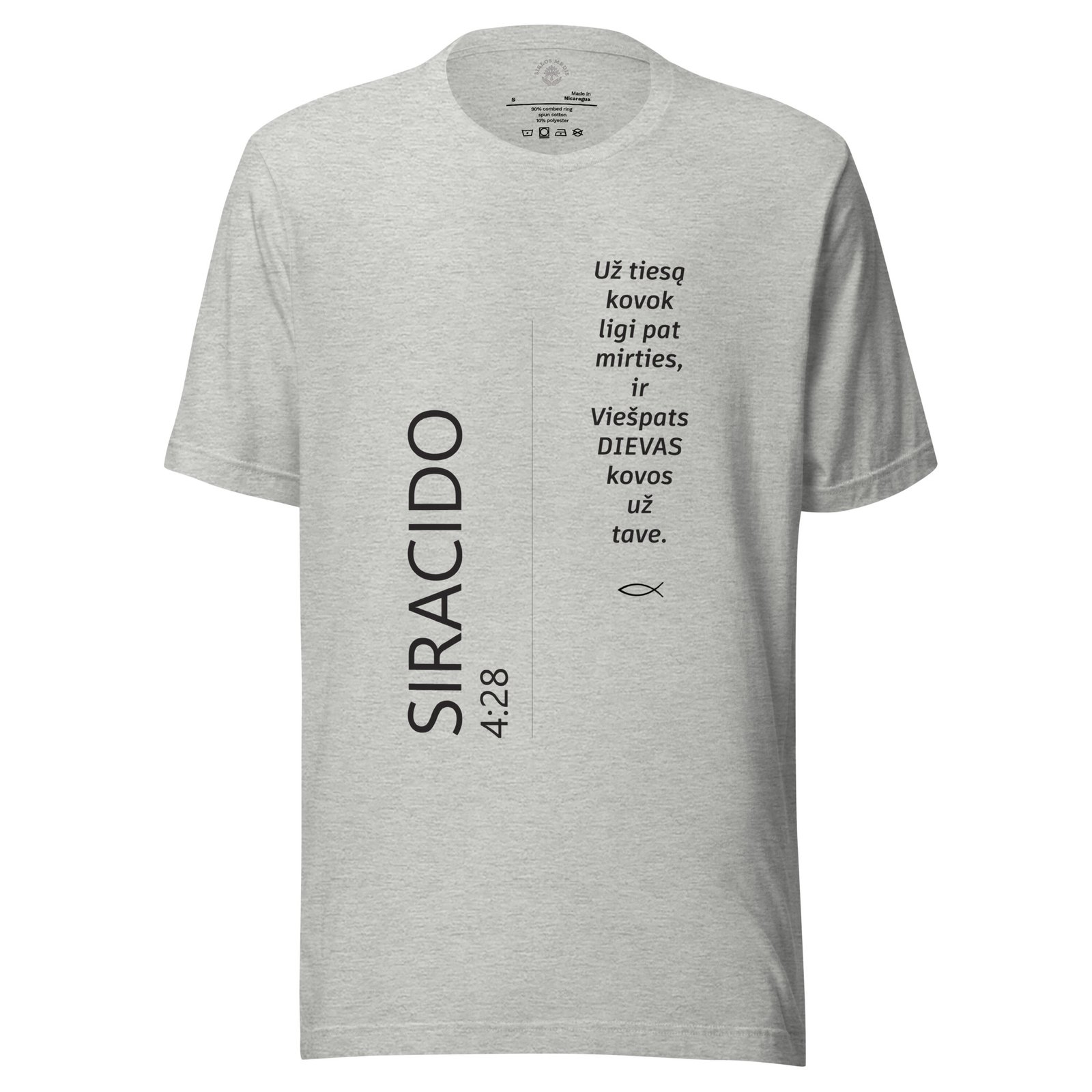 Biblijos citata · Unisex marškinėliai - Image 3