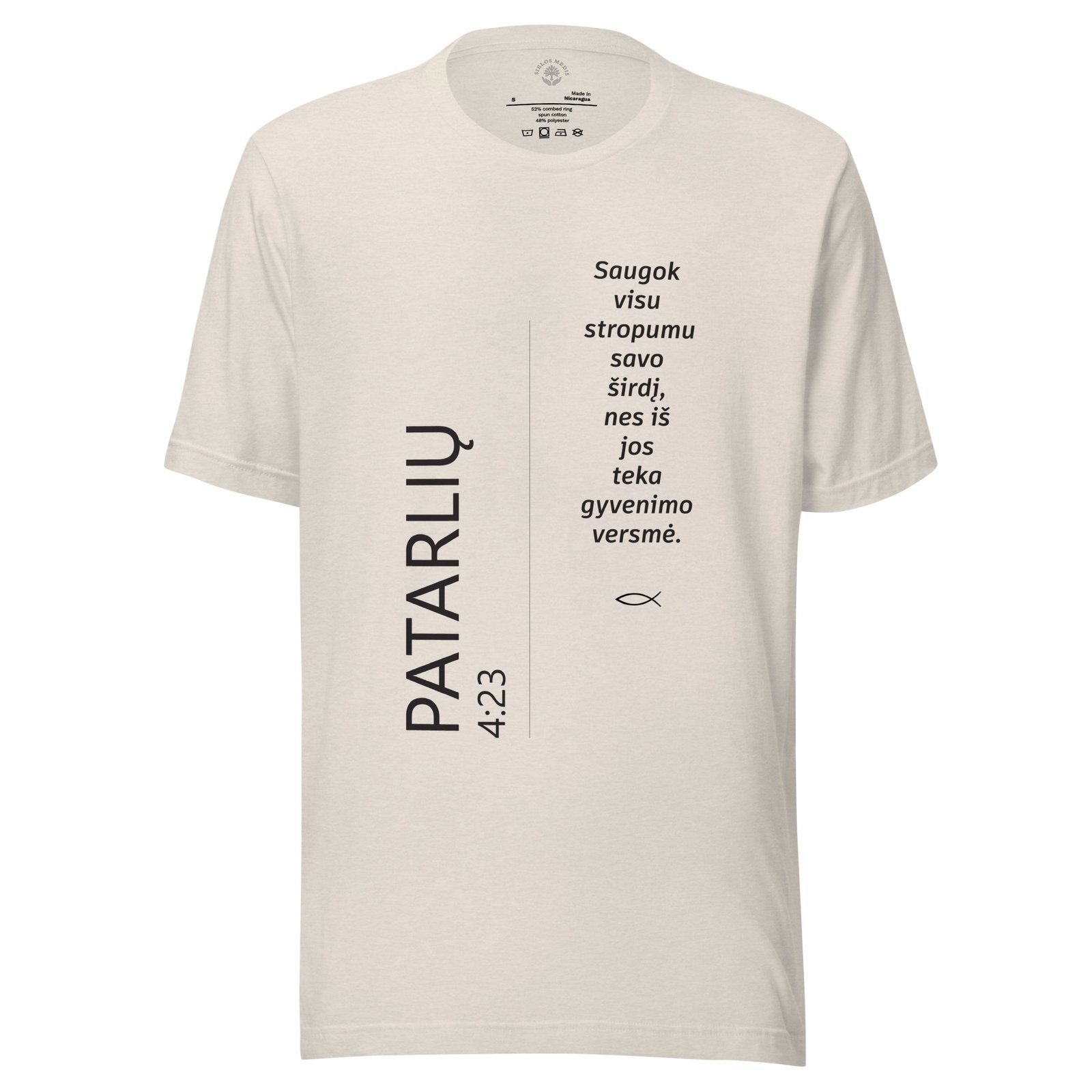 Biblijos citata · Unisex marškinėliai - Image 14