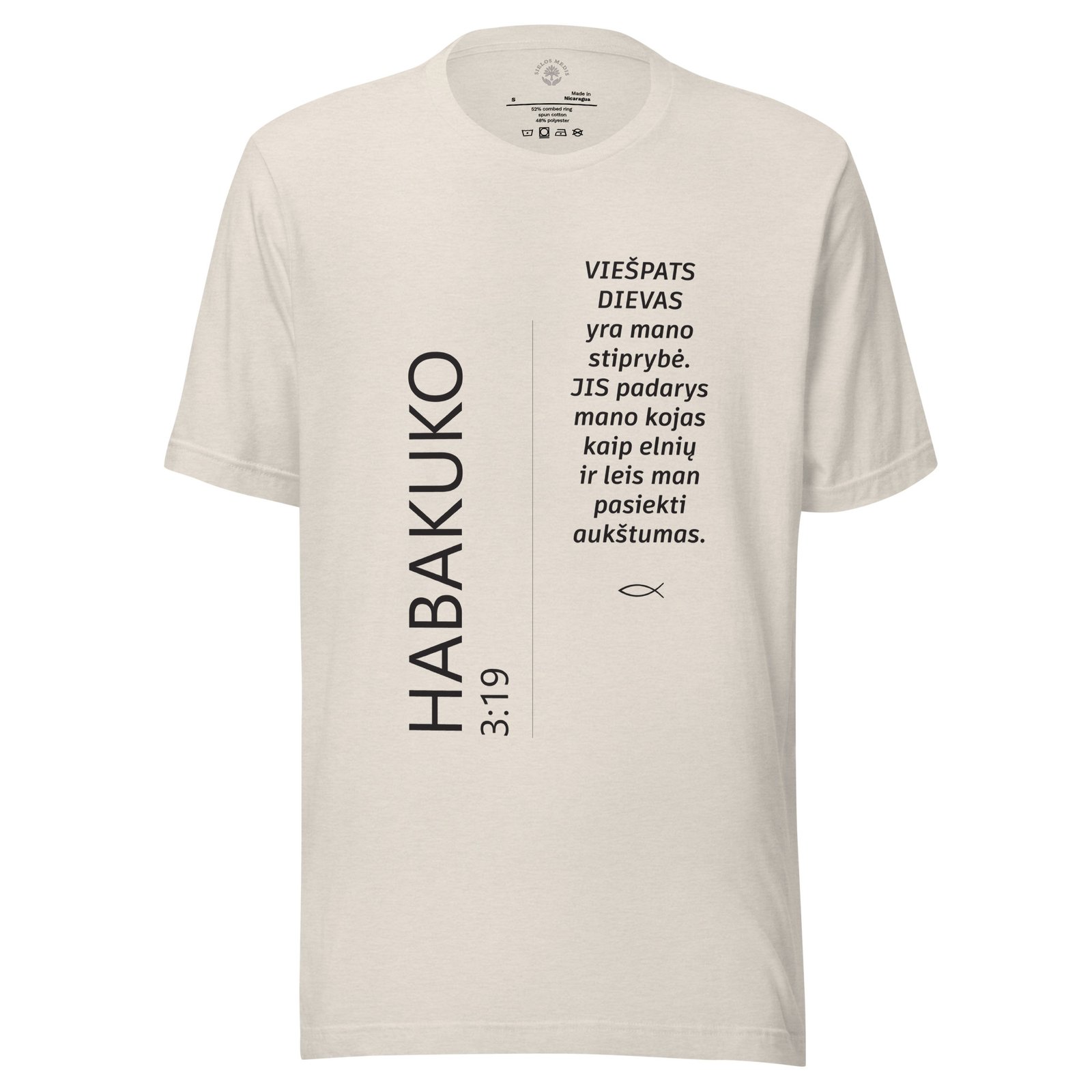 Biblijos citata · Unisex marškinėliai - Image 2