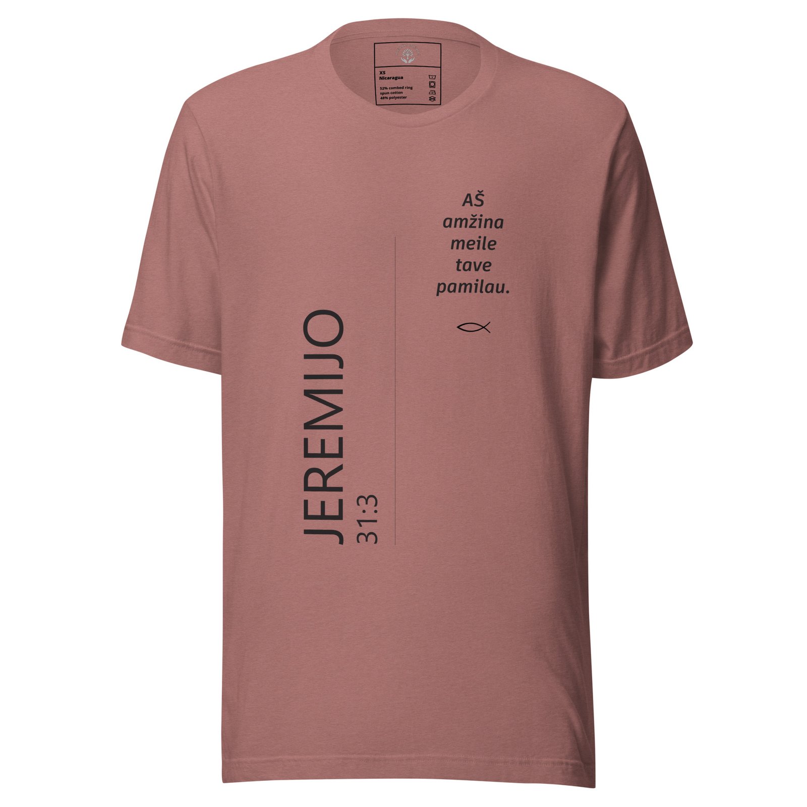 Biblijos citata · Unisex marškinėliai - Image 10