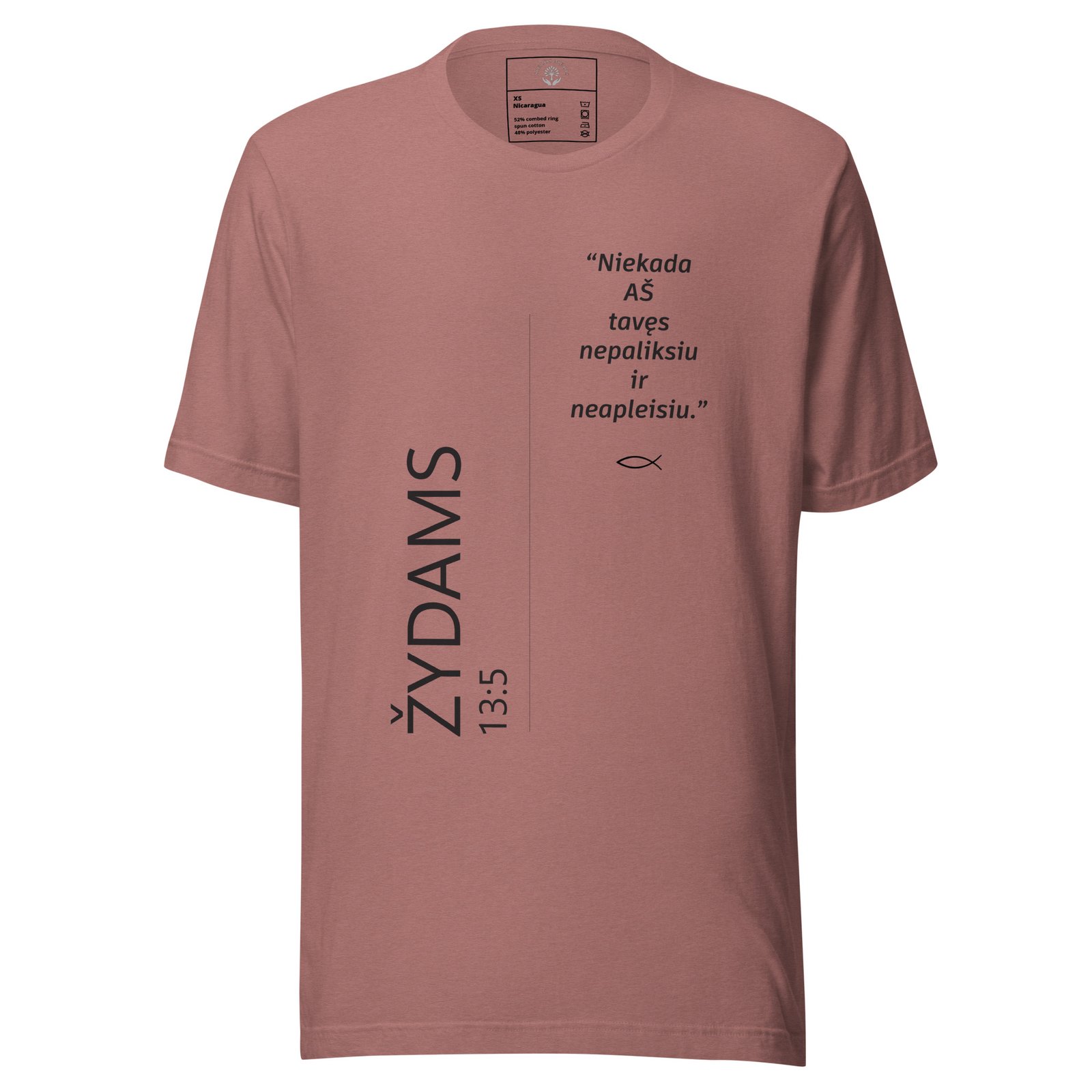 Biblijos citata · Unisex marškinėliai - Image 10