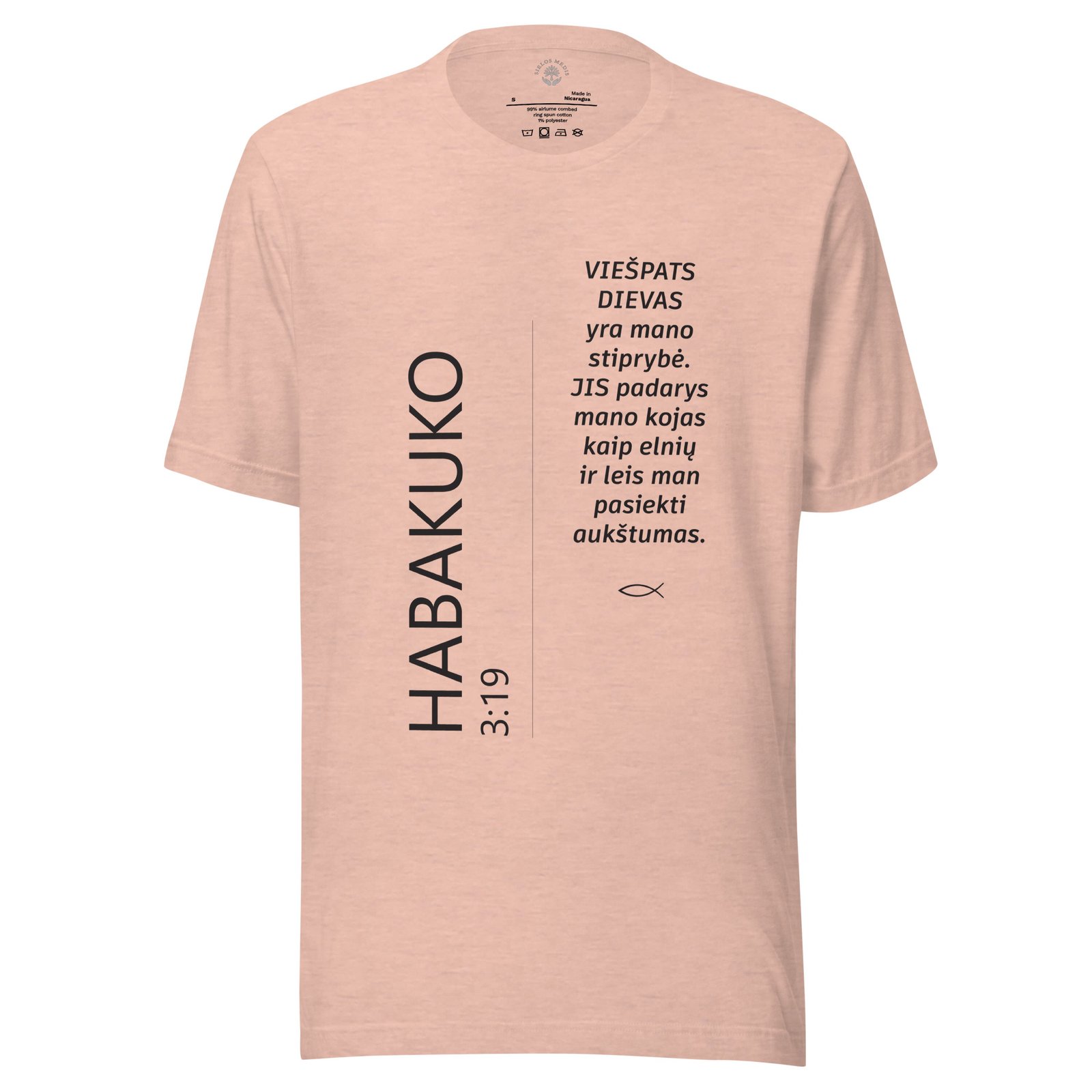 Biblijos citata · Unisex marškinėliai - Image 4