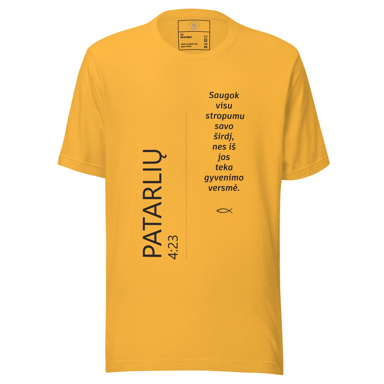 Biblijos citata · Unisex marškinėliai - Image 12
