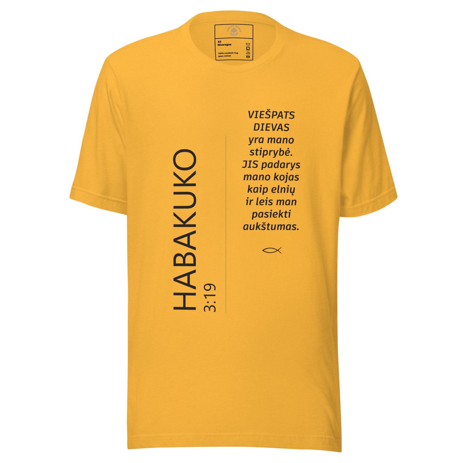 Biblijos citata · Unisex marškinėliai - Image 5