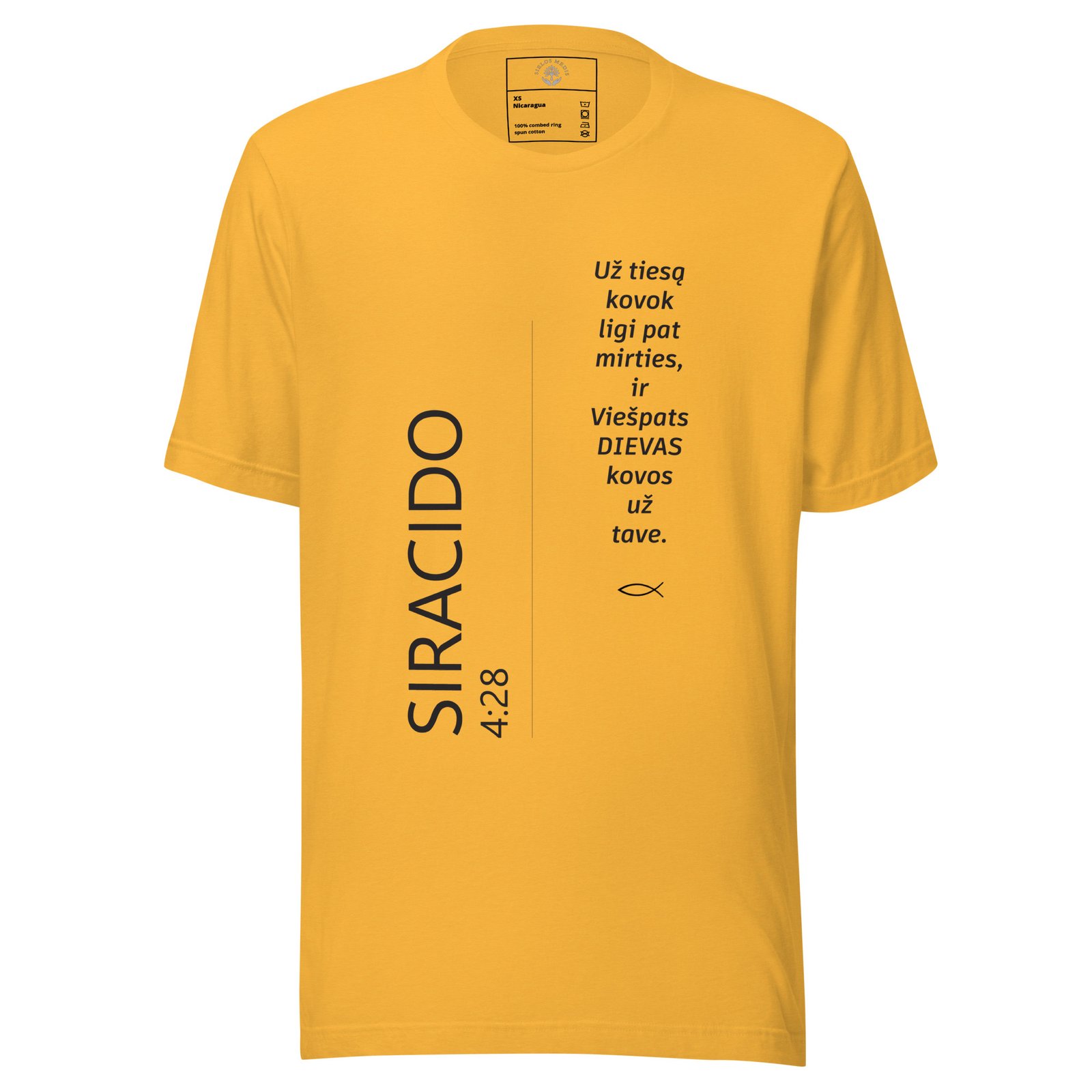 Biblijos citata · Unisex marškinėliai - Image 5