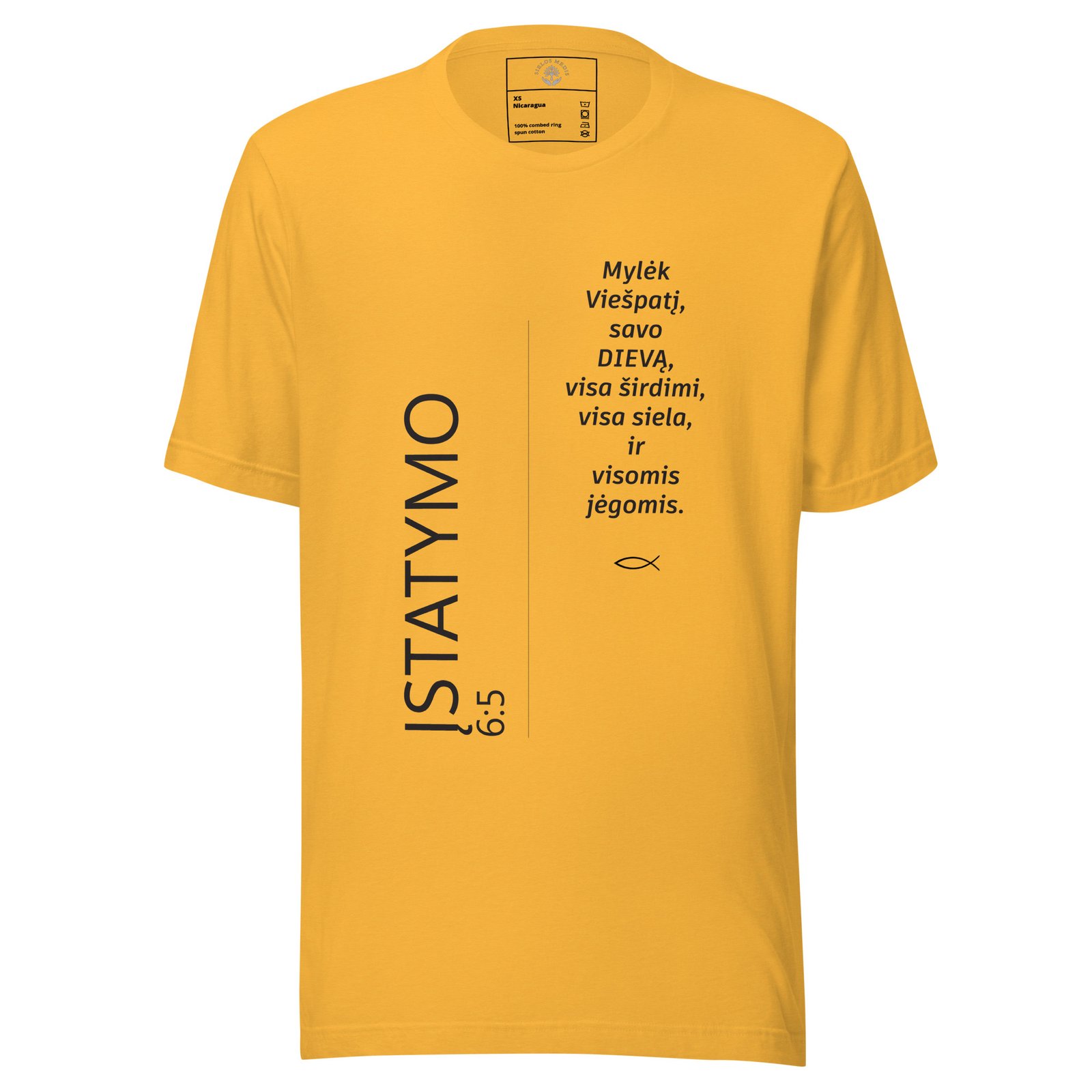 Biblijos citata · Unisex marškinėliai - Image 5