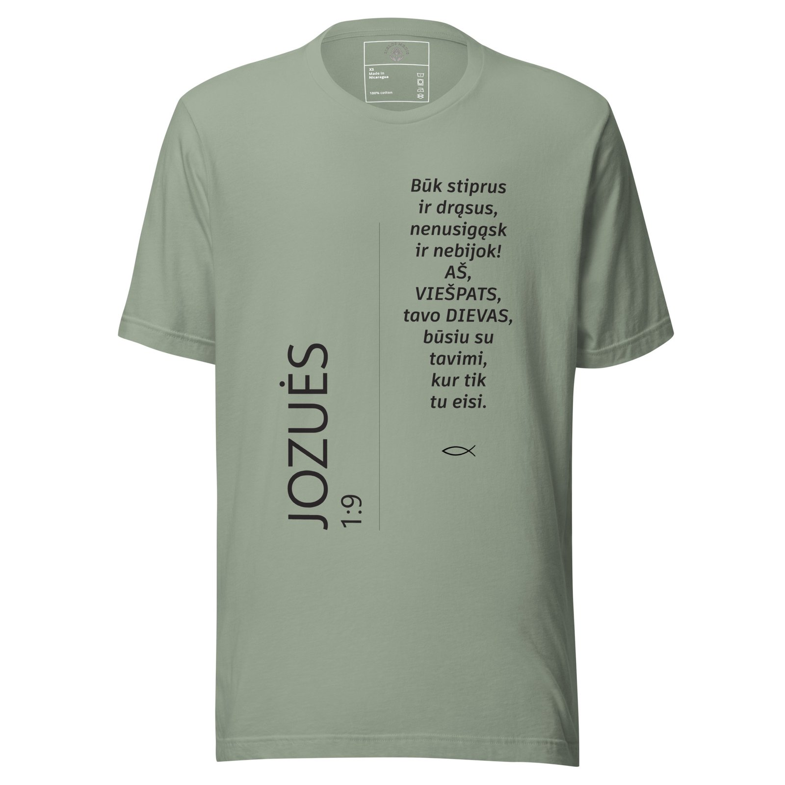 Biblijos citata · Unisex marškinėliai - Image 7