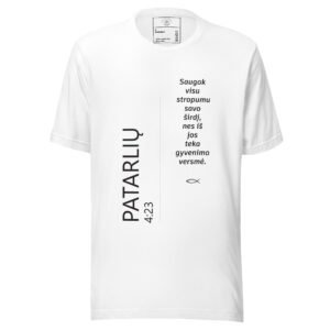 Biblijos citata · Unisex marškinėliai