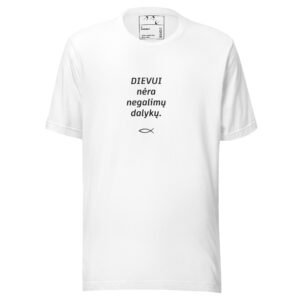 Biblijos citata · Unisex marškinėliai