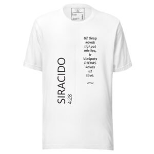 Biblijos citata · Unisex marškinėliai