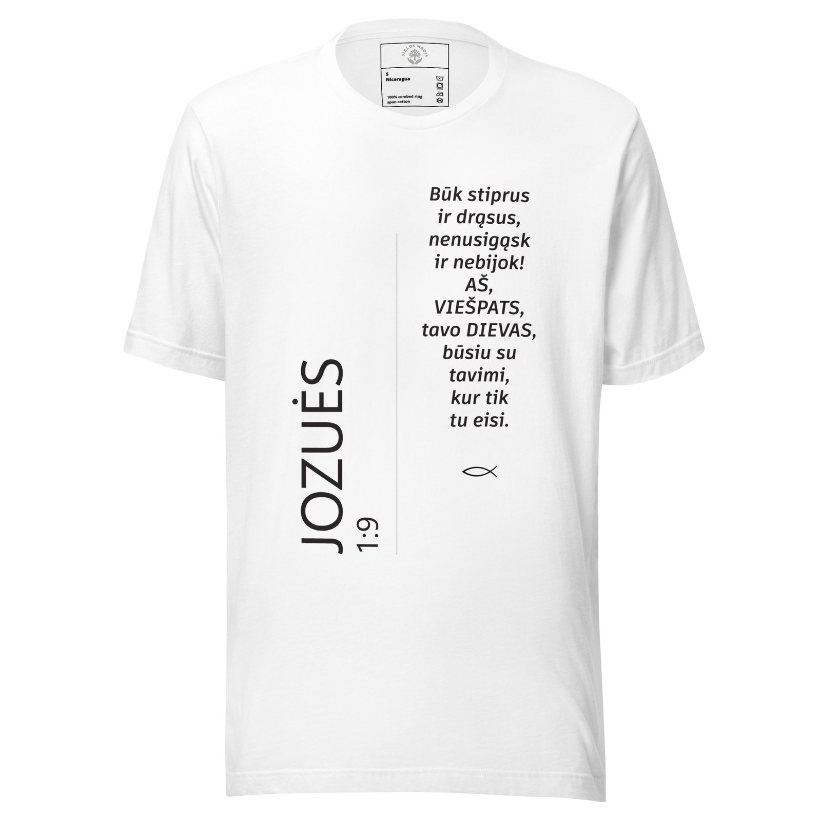 Biblijos citata · Unisex marškinėliai