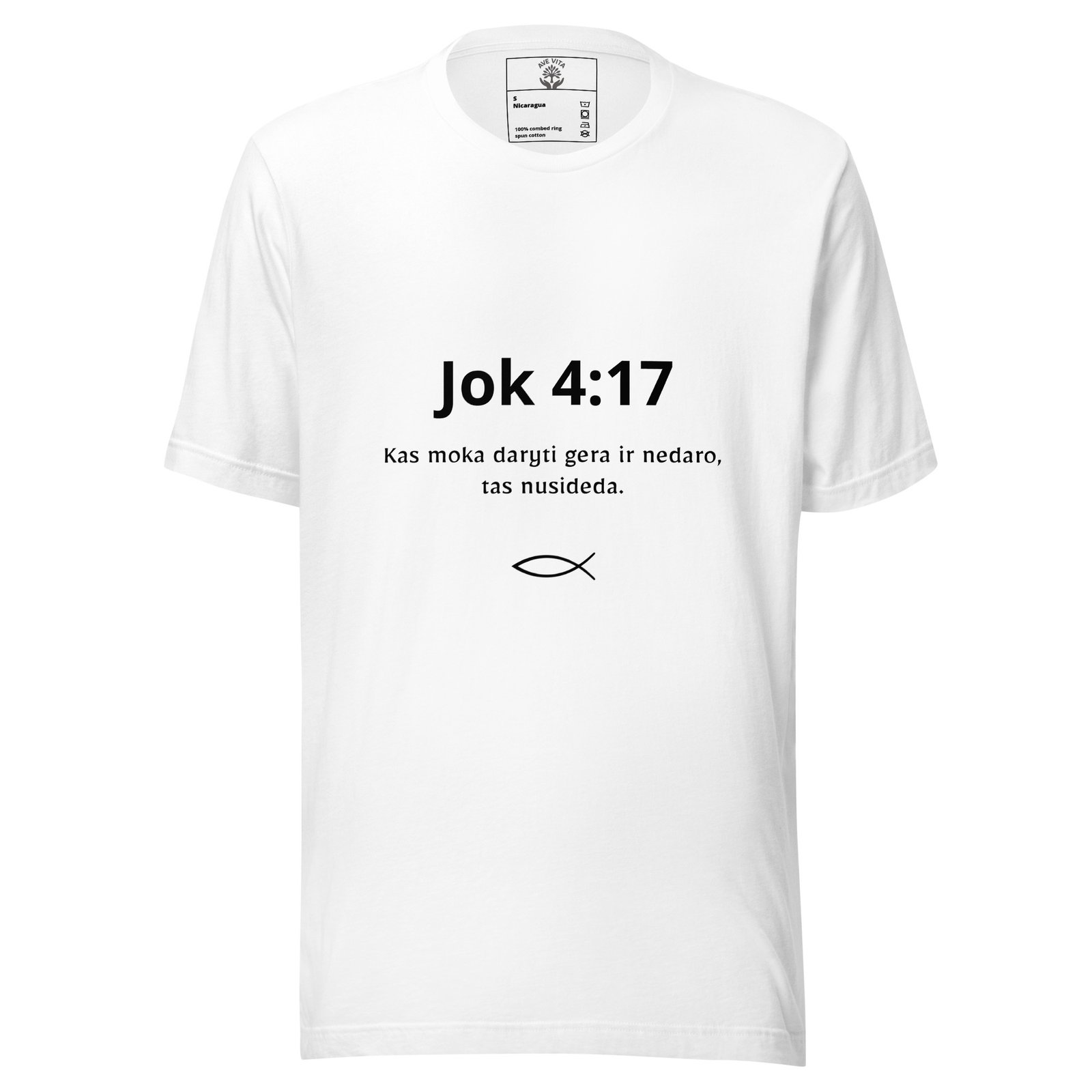 Biblijos citata · Unisex marškinėliai