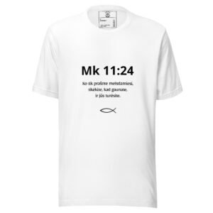 Biblijos citata · Unisex marškinėliai