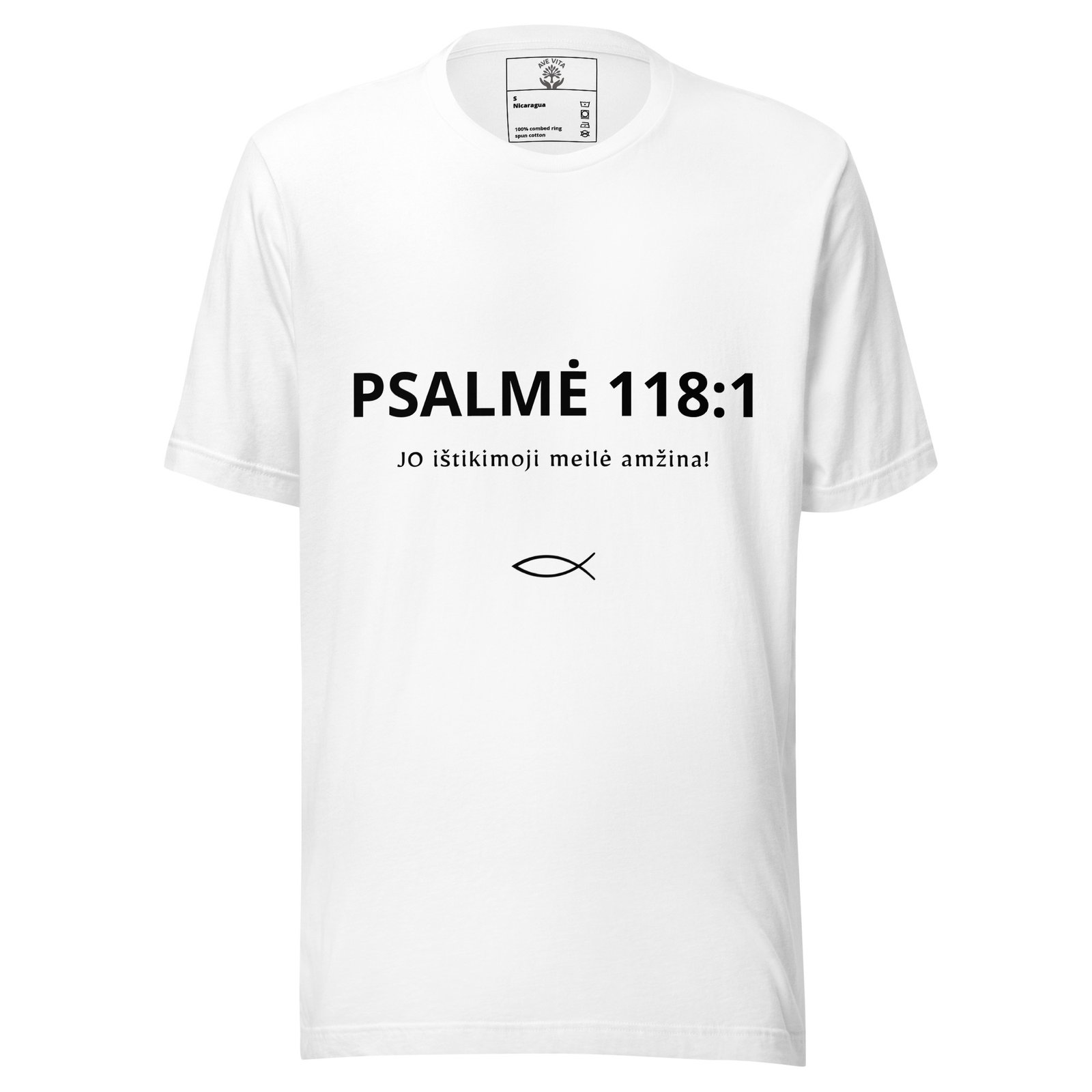 Biblijos citata · Unisex marškinėliai