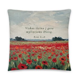 Biblijos citata · Pagalvėlė