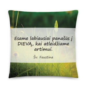 Biblijos citata · Pagalvėlė