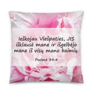 Biblijos citata · Pagalvėlė