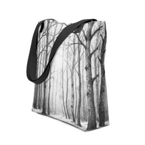 rankinė juoda balta