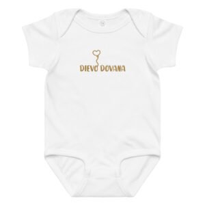 Dievo dovana · Siuvinėtas medvilninis smėlinukas