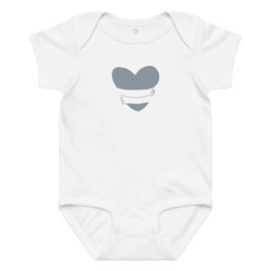 Širdelė · Siuvinėtas medvilninis smėlinukas