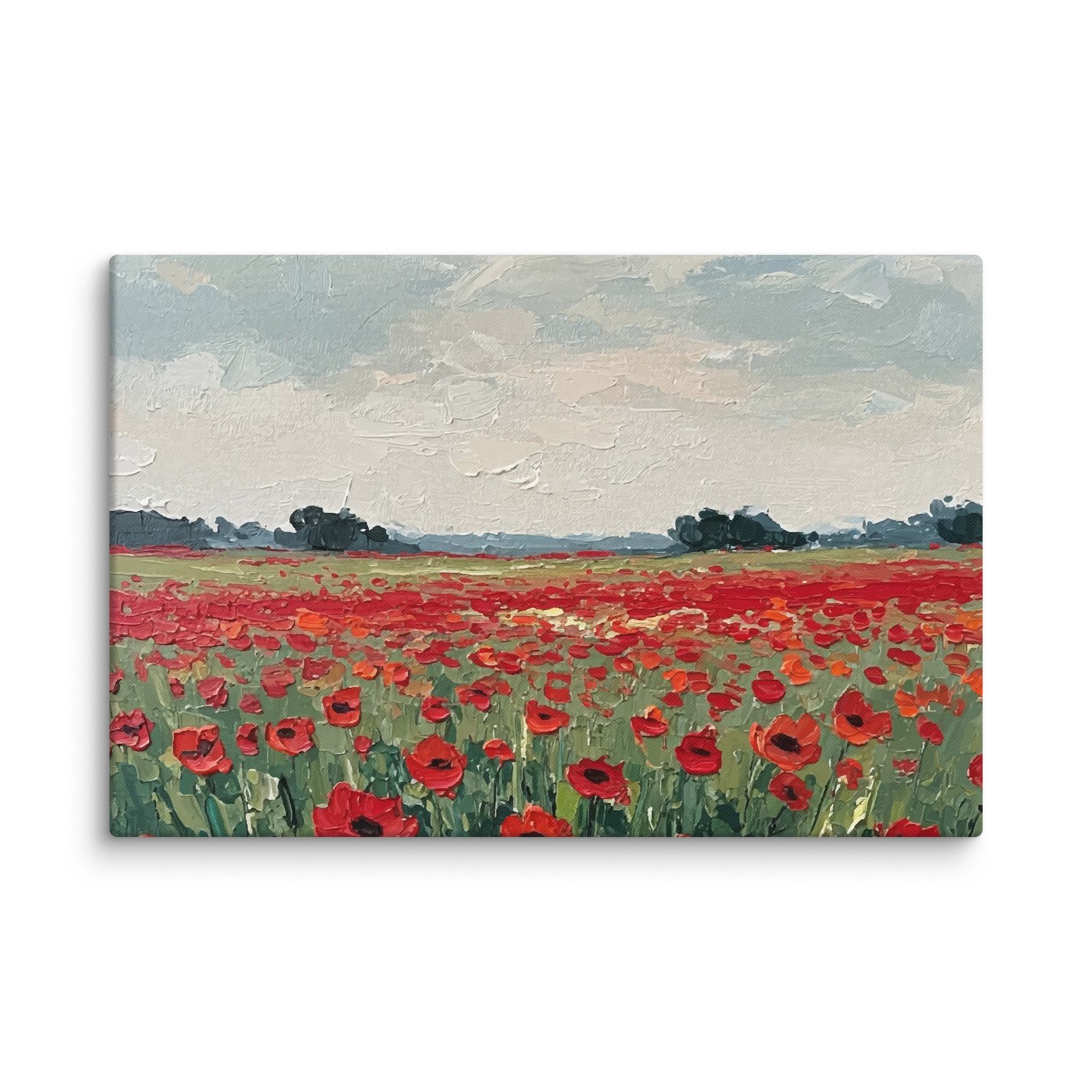 Aguonų laukas · Drobės paveikslas - Image 9