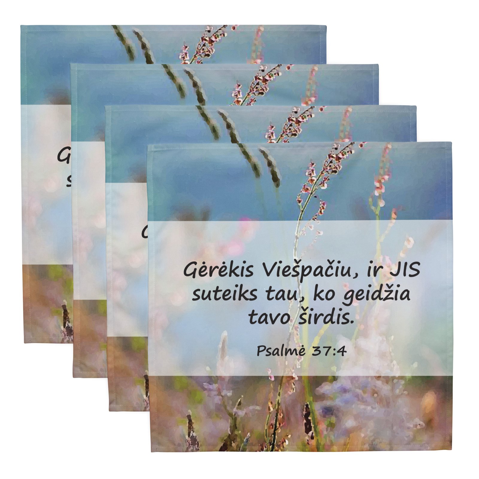 Biblijos citata · Servetėlės 4 vnt. - Image 3