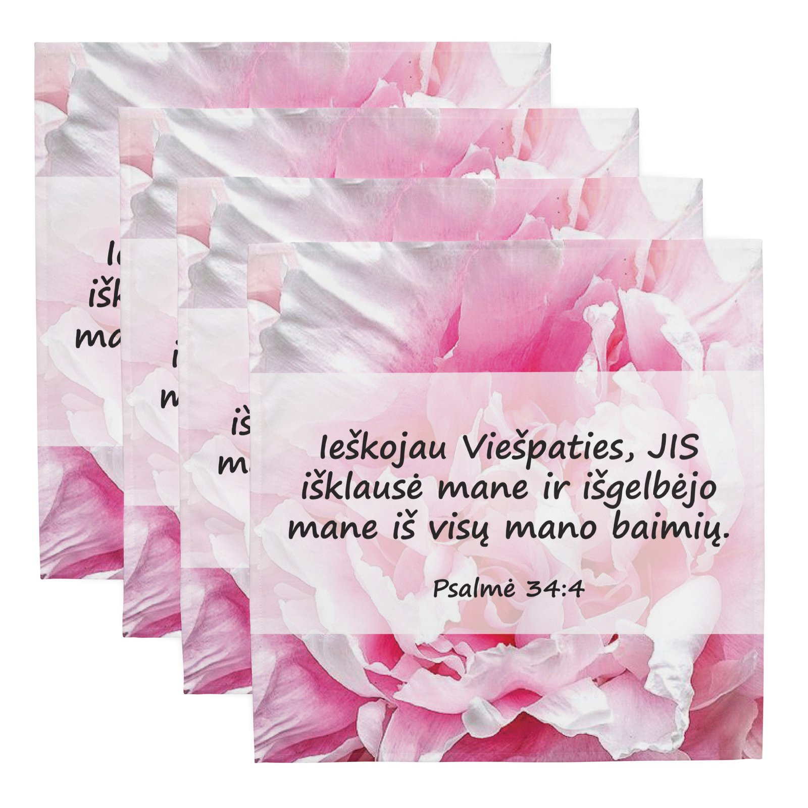 Biblijos citata · Servetėlės 4 vnt. - Image 2