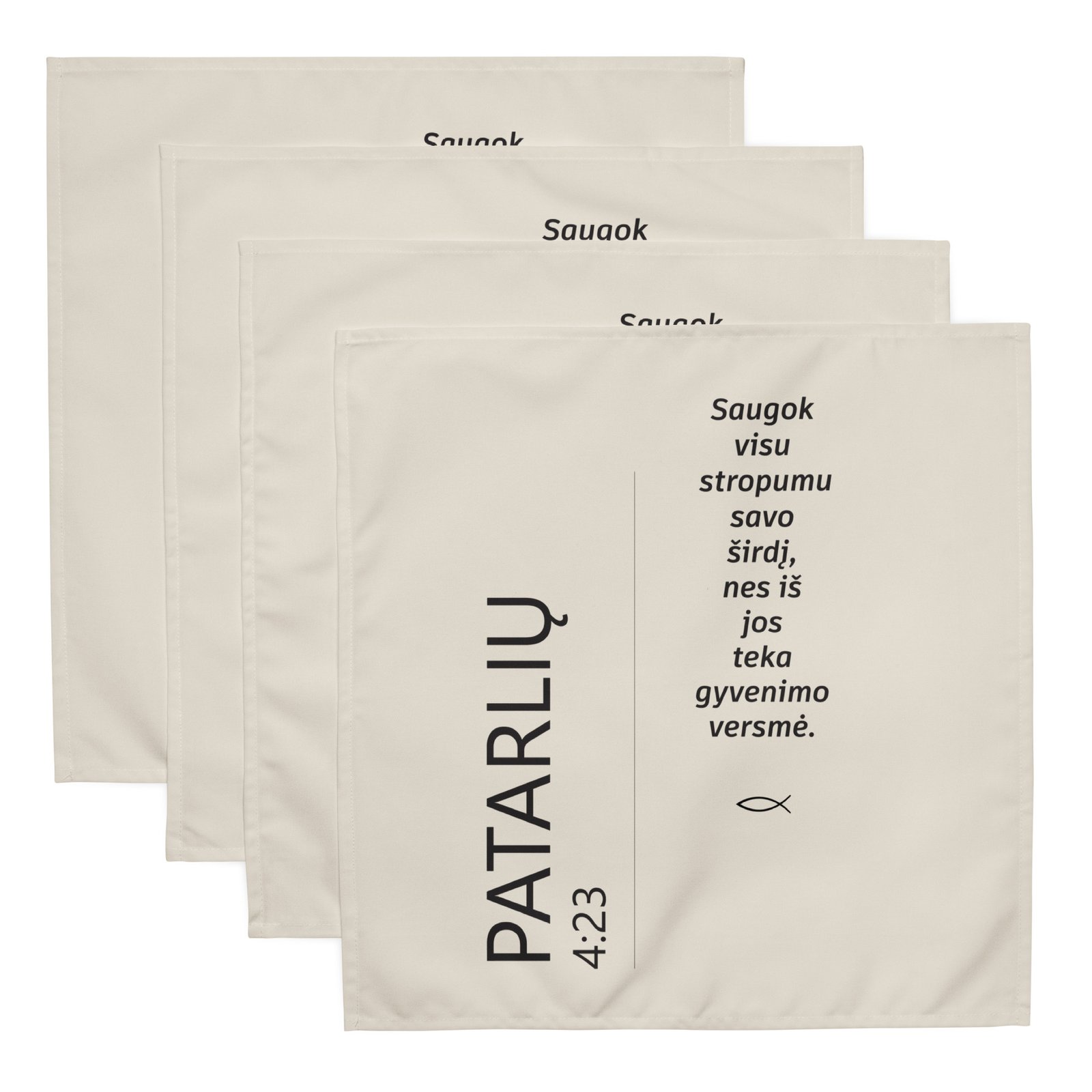 Biblijos citata · Servetėlės 4 vnt. - Image 3
