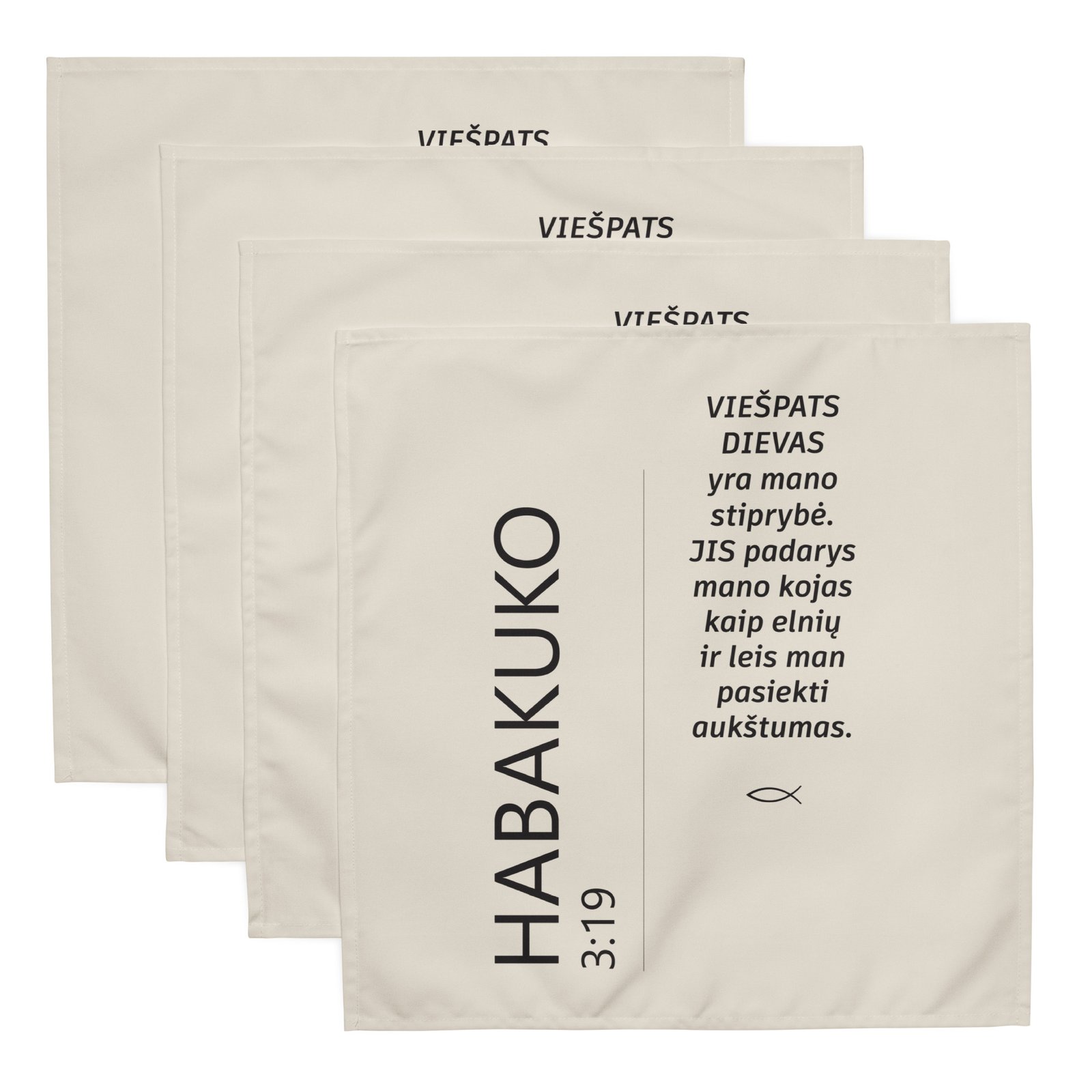 Biblijos citata · Servetėlės 4 vnt. - Image 3