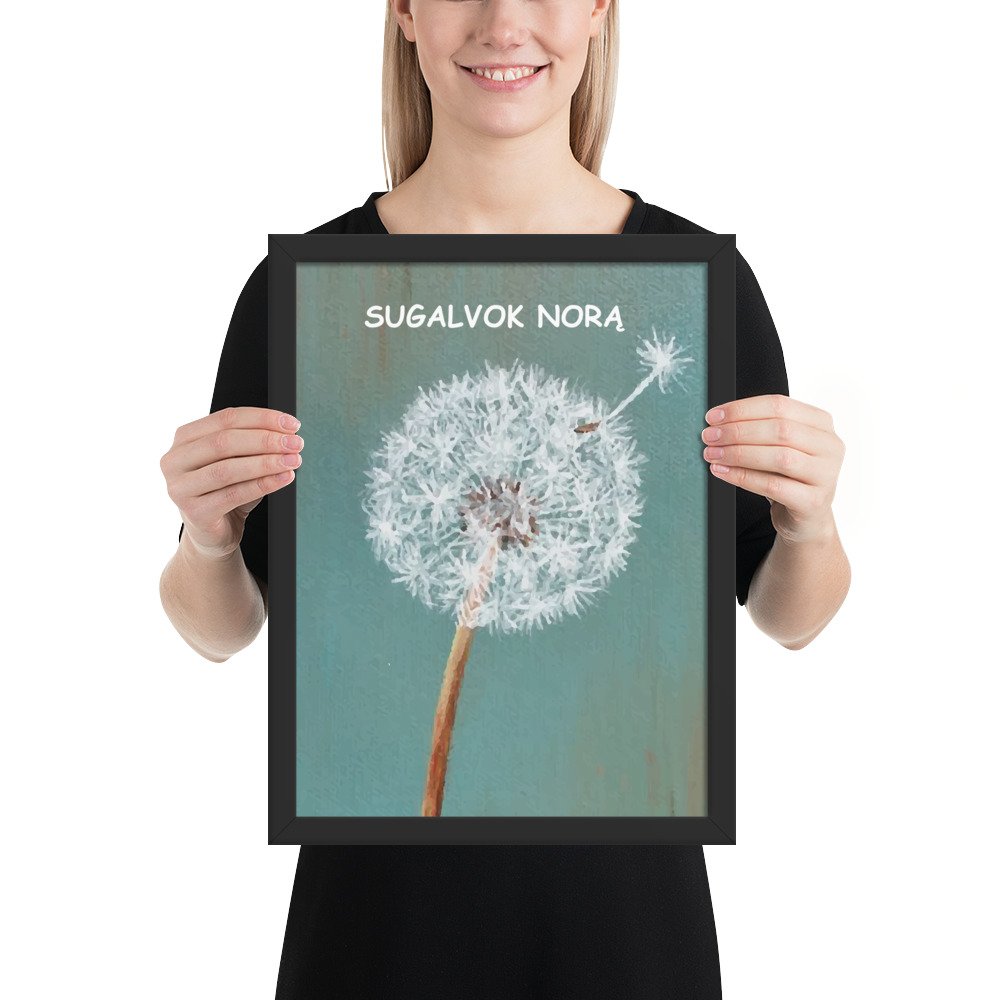 Sugalvok norą · Rėmintas paveikslas - Image 5