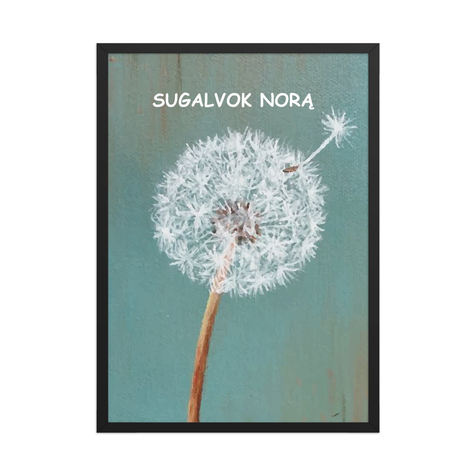 Sugalvok norą · Rėmintas paveikslas - Image 3