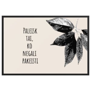 Motyvacijai · Rėmintas paveikslas