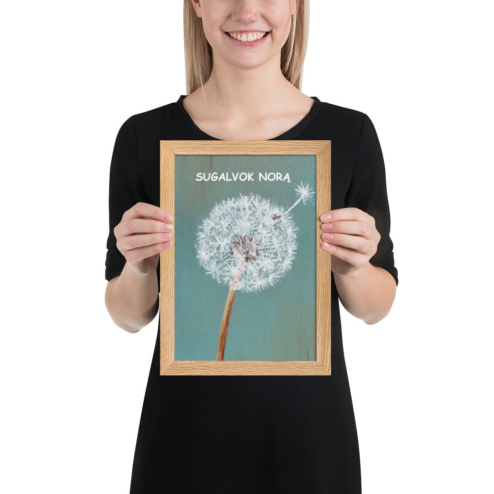 Sugalvok norą · Rėmintas paveikslas - Image 4